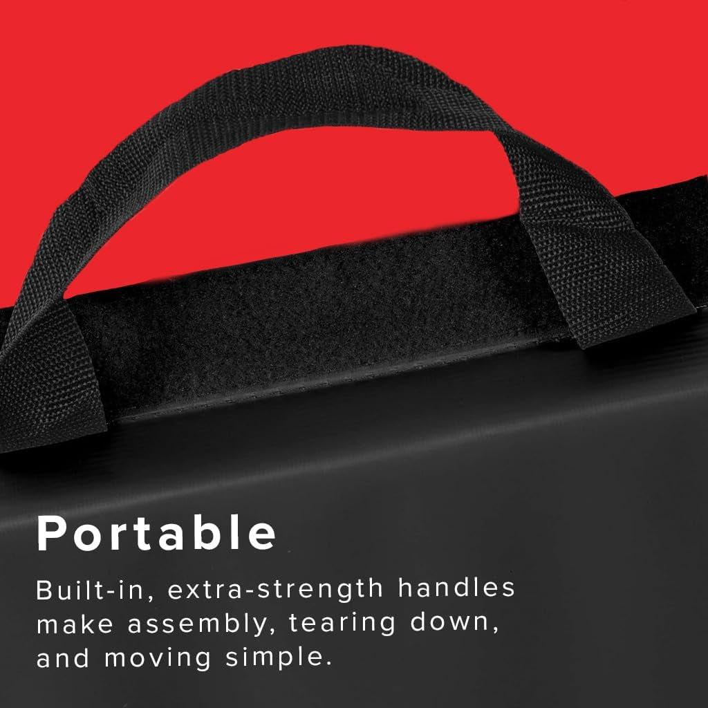 We Sell Mats - 4 Ft X 6 Ft X 2 - Personal Fitness & Exercise Mat for Home Workout - Lightweight and Folds for Carrying – All Purpose Gym Mat – Thick Mat for Yoga, Pilates, Stretches, Floor Exercises