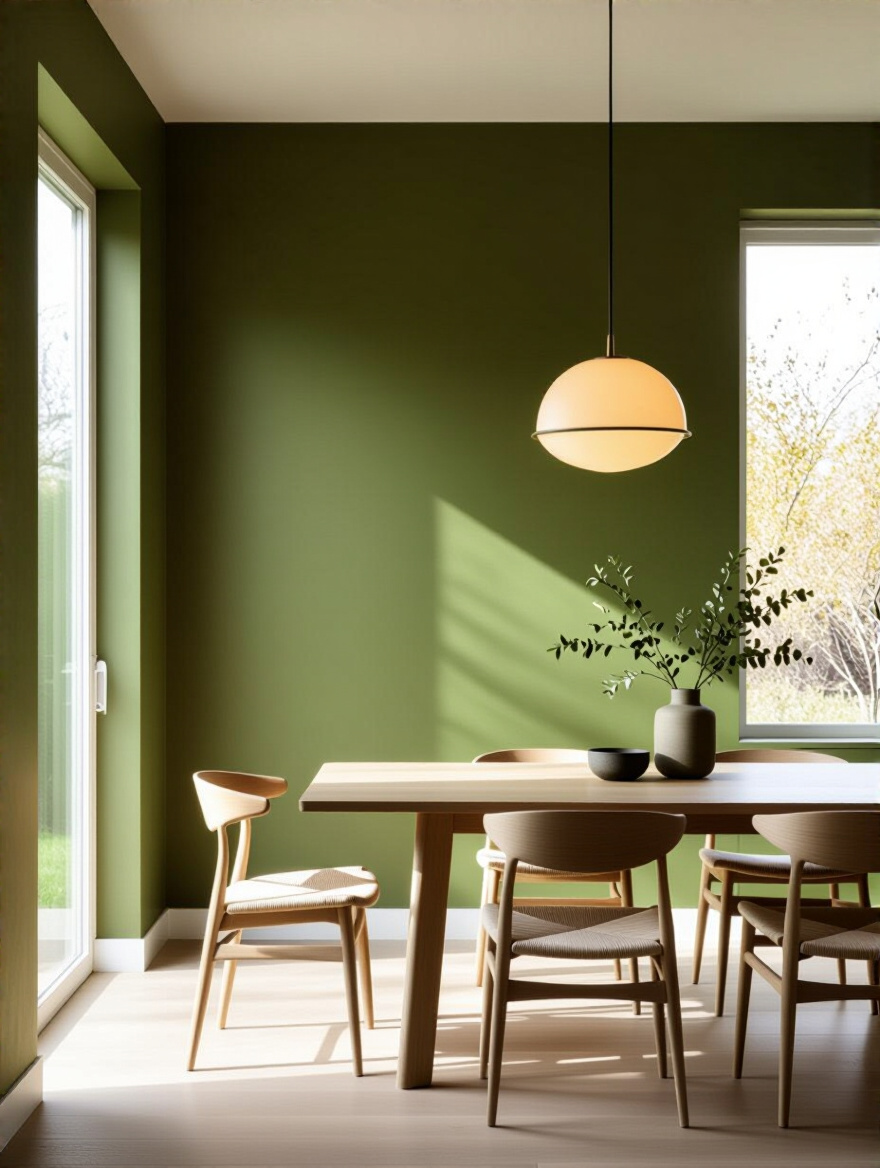 Dining room with a single <a href=
