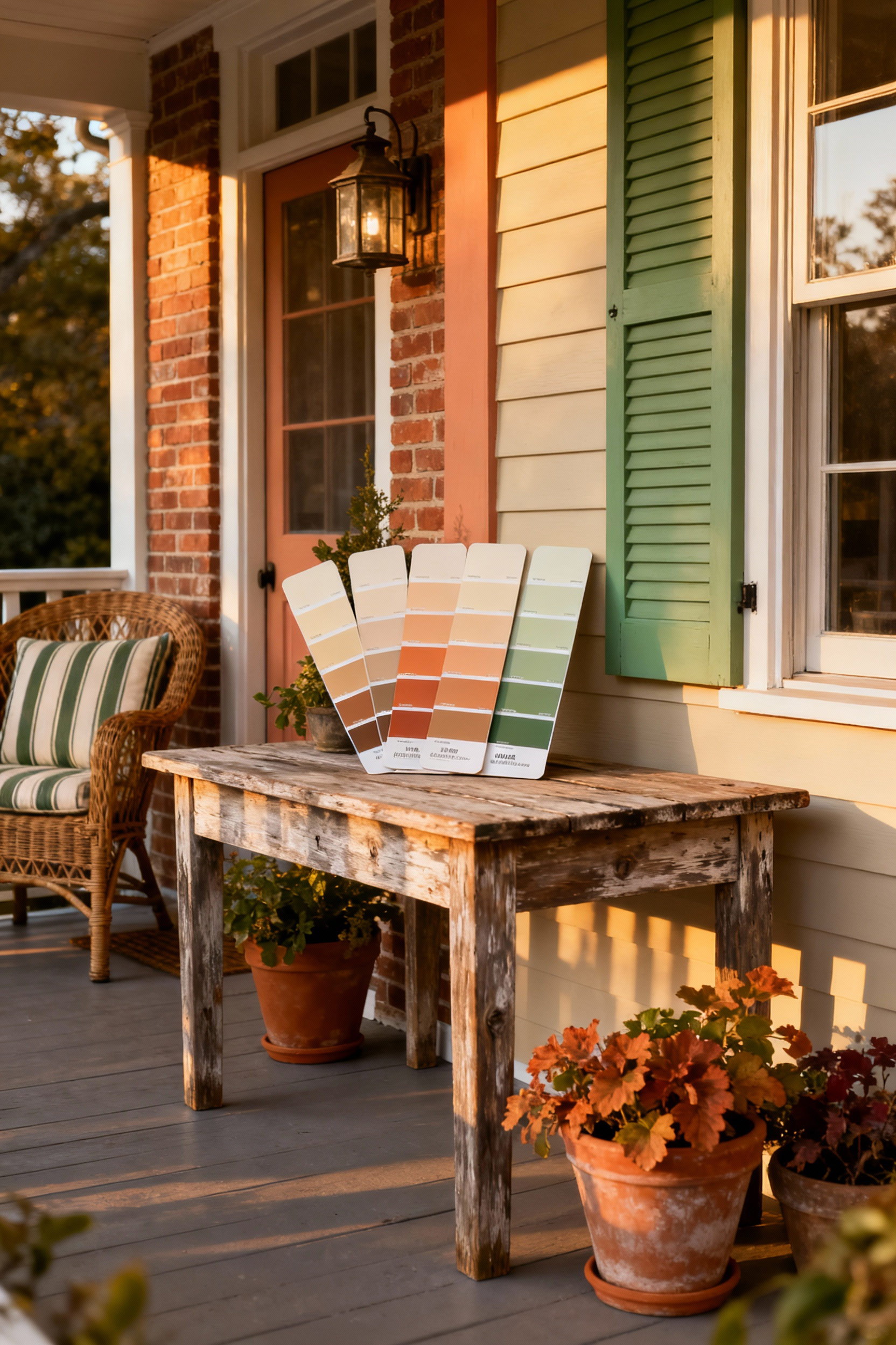 Harmonize Paint Palettes with Your Home's Architectural Soul for front porch decor